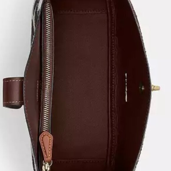 Coach Hadley Convertible Crossbody Bag With Cow Print And Tassel CCC87 - Picture 3 of 9